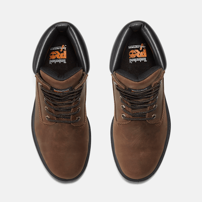 Timberland Direct Attach 6" Steel Toe Waterproof Work Boot Brown Men'S