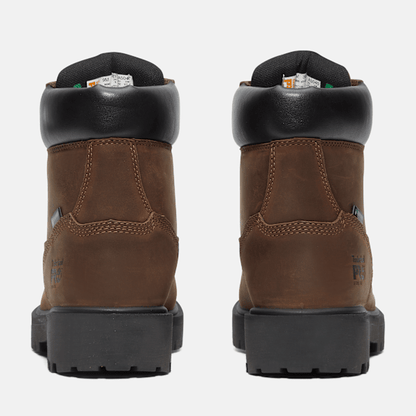 Timberland Direct Attach 6" Steel Toe Waterproof Work Boot Brown Men'S