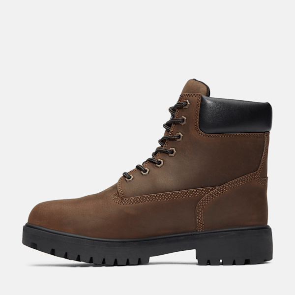 Timberland Direct Attach 6" Steel Toe Waterproof Work Boot Brown Men'S
