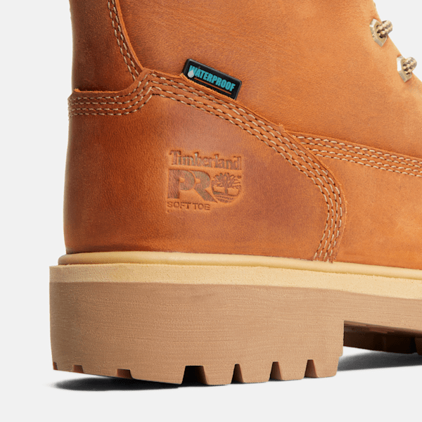 Timberland Direct Attach 6" Waterproof Work Boot Brown/Marigold Men'S