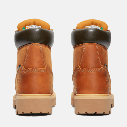 Timberland Direct Attach 6" Waterproof Work Boot Brown/Marigold Men'S