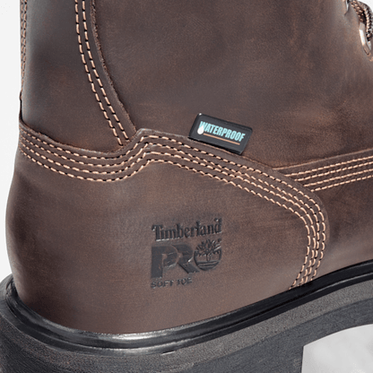 Timberland Direct Attach 8" Soft Toe Waterproof Insulated Work Boot Brown Men'S