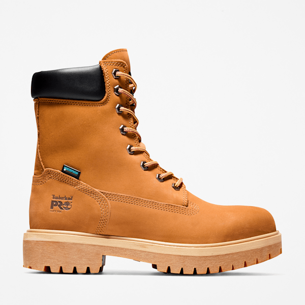 Timberland Direct Attach 8" Waterproof Work Boot Wheat Men'S