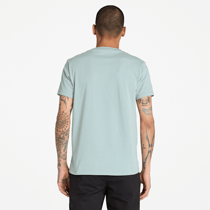 Timberland Dunstan River Short-Sleeve T-Shirt Silver Blue Men'S