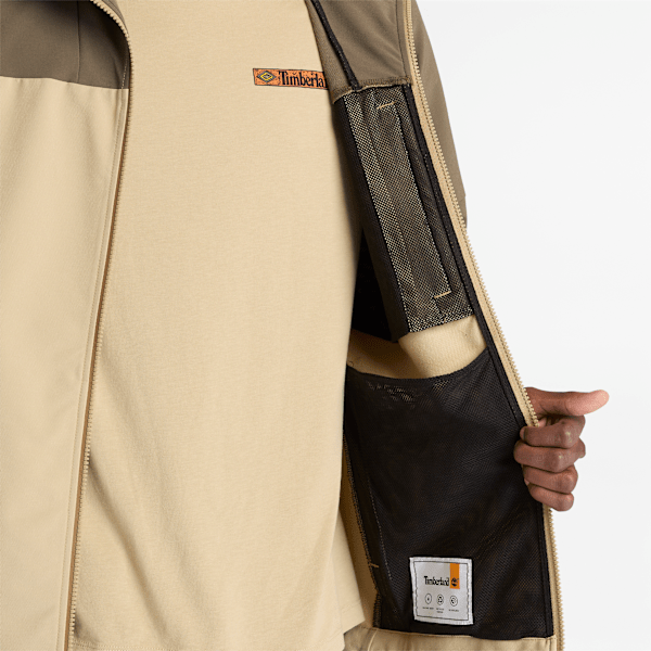 Timberland Durable Water-Repellent Softshell Jacket Leaf Green/Lemon Pepper Men'S