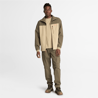 Timberland Durable Water-Repellent Softshell Jacket Leaf Green/Lemon Pepper Men'S