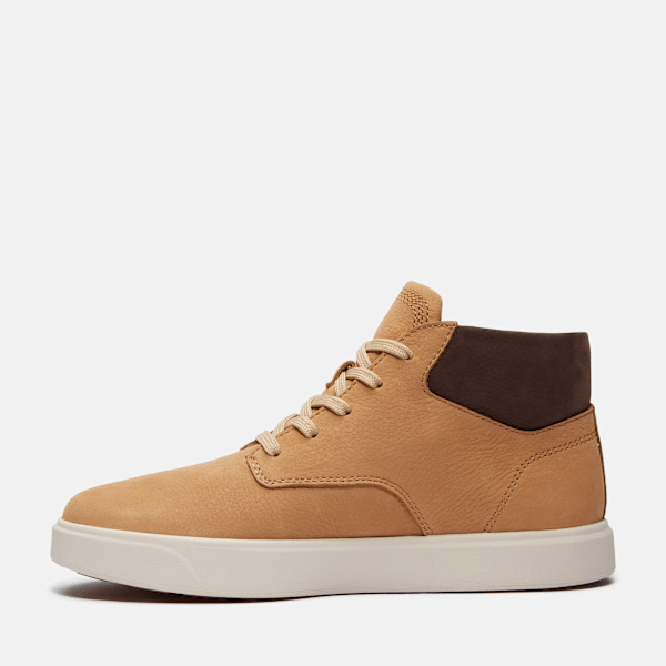 Timberland Emerson Street Mid Sneaker Medium Beige Nubuck Men'S
