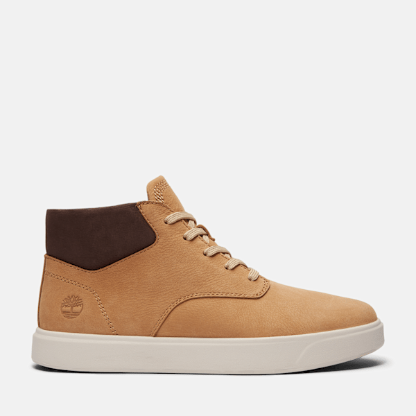 Timberland Emerson Street Mid Sneaker Medium Beige Nubuck Men'S