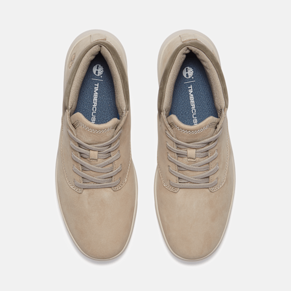 Timberland Emerson Street Mid Sneaker Light Taupe Nubuck Men'S