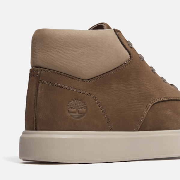 Timberland Emerson Street Mid Sneaker Dark Brown Nubuck Men'S