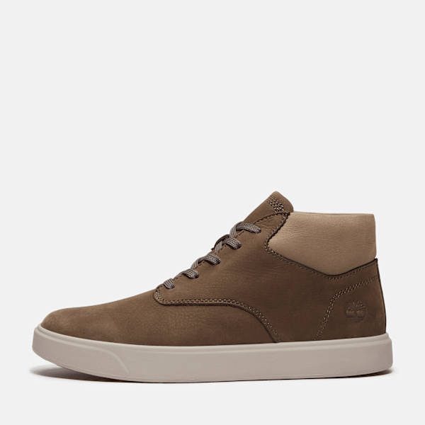 Timberland Emerson Street Mid Sneaker Dark Brown Nubuck Men'S