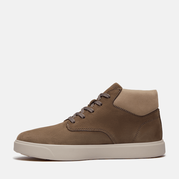 Timberland Emerson Street Mid Sneaker Dark Brown Nubuck Men'S