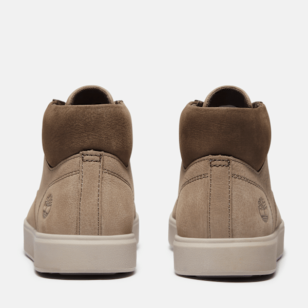 Timberland Emerson Street Mid Sneaker Grey Nubuck/Dark Brown Men'S