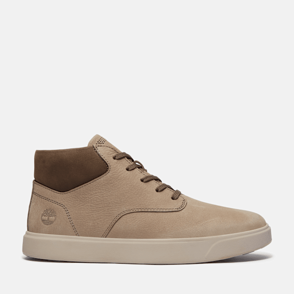 Timberland Emerson Street Mid Sneaker Grey Nubuck/Dark Brown Men'S