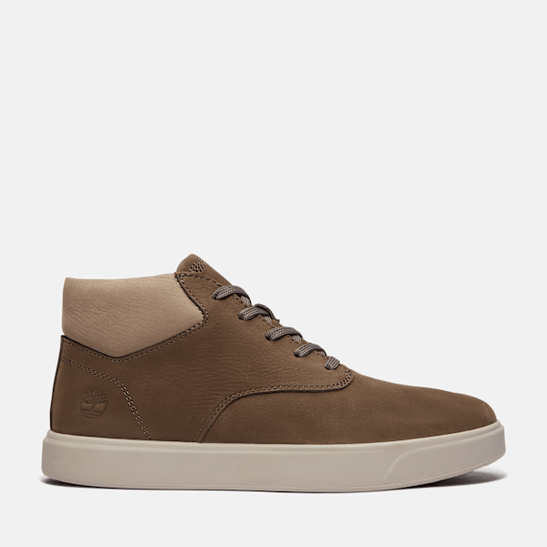 Timberland Emerson Street Mid Sneaker Dark Brown Nubuck Men'S