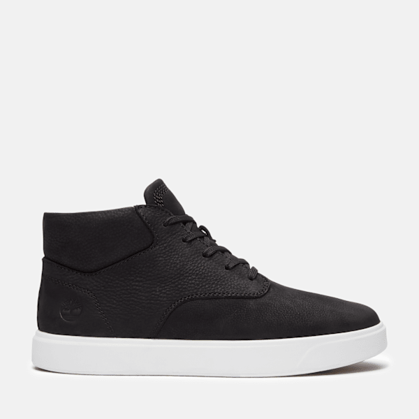 Timberland Emerson Street Mid Sneaker Black Nubuck Men'S