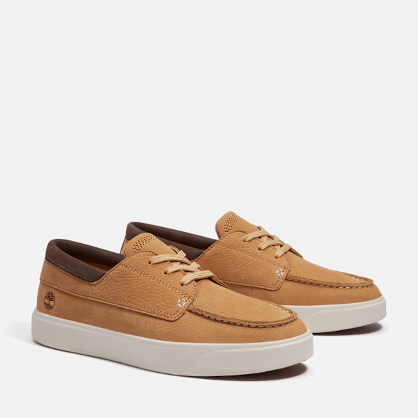 Timberland Emerson Street Sneaker Medium Beige Nubuck Men'S