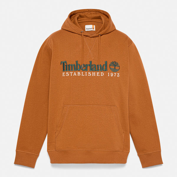 Timberland Established 1973 Loopback Hoodie Leather Brown Men'S