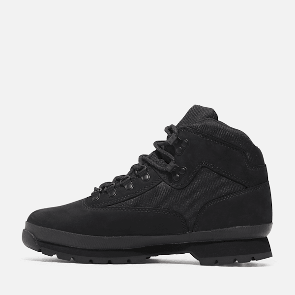 Timberland Euro Hiker Boot Black Nubuck Men'S