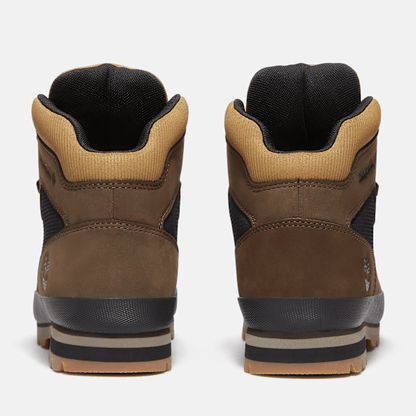 Timberland Euro Hiker Boot Dark Brown Nubuck/Black Men'S