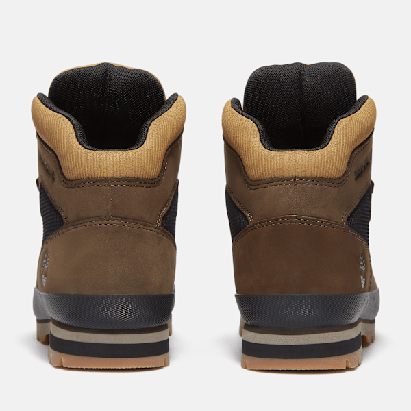 Timberland Euro Hiker Boot Dark Brown Nubuck/Black Men'S