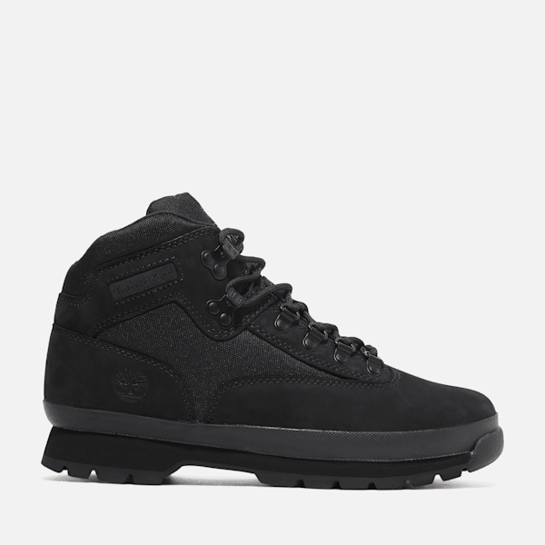 Timberland Euro Hiker Boot Black Nubuck Men'S