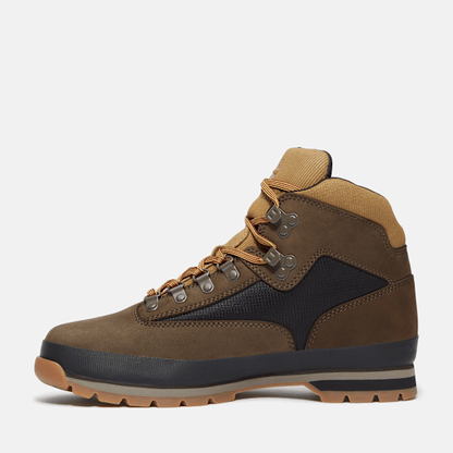 Timberland Euro Hiker Boot Dark Brown Nubuck/Black Men'S
