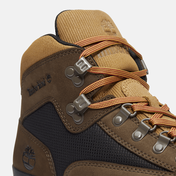Timberland Euro Hiker Boot Dark Brown Nubuck/Black Men'S