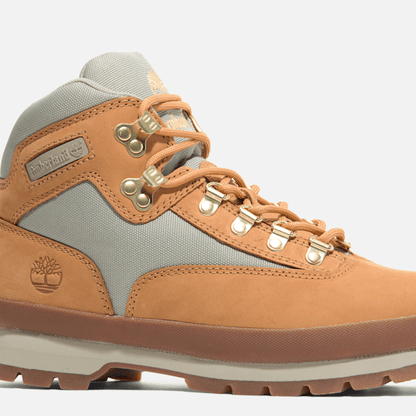 Timberland Mens Euro Hiker Mid Lace-Up Boot Wheat Nubuck