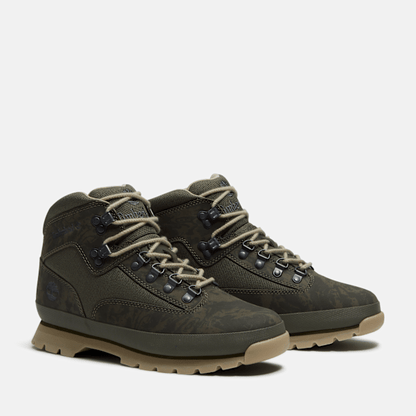 Timberland Euro Hiker Dark Green Nubuck/Camo Men'S