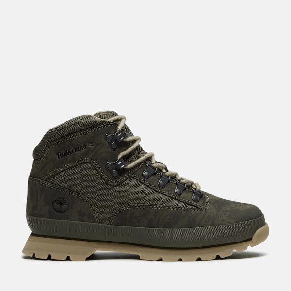 Timberland Euro Hiker Dark Green Nubuck/Camo Men'S