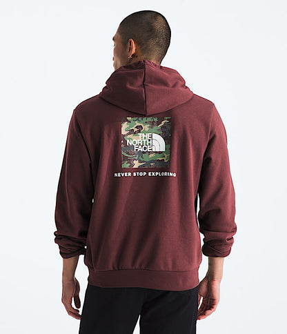 The North Face Men Evolution Box Camo Fill HoodieGraphic Sumac Woodland Green