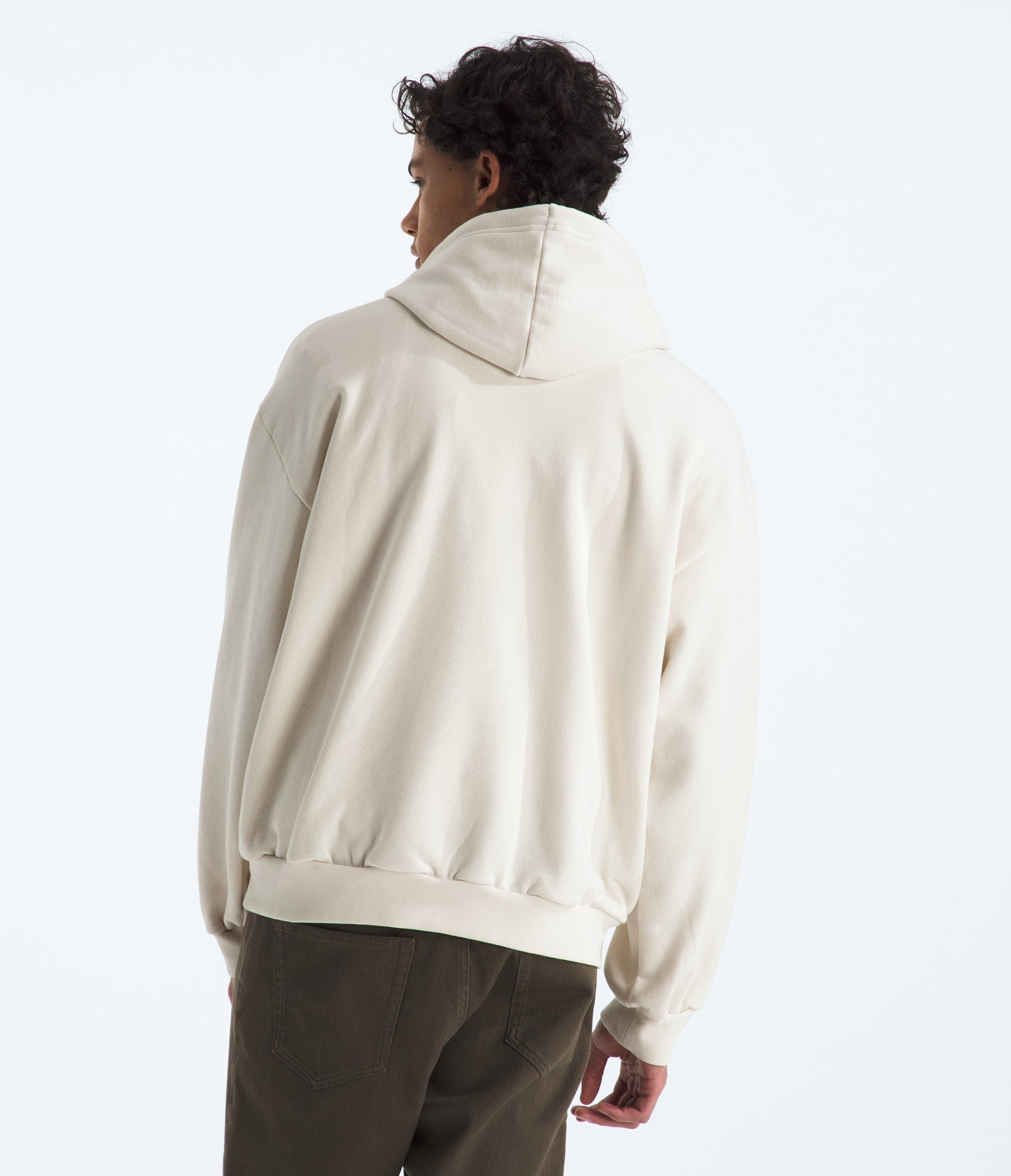 The North Face Men’s Evolution Simple Dome Oversize Hoodie White Dune