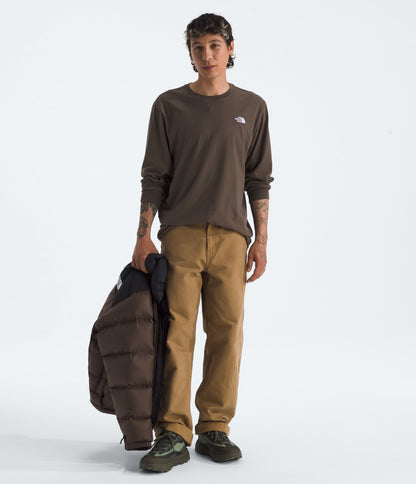 The North Face Men’s Evolution Simple Dome Regular Long-Sleeve Tee Smokey Brown