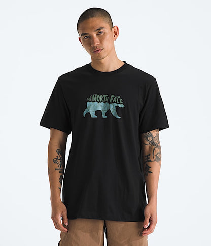 The North Face Men Evolution TNF Bear Short-Sleeve TeeGraphic Bark Mist Smokey Brown TNF Black