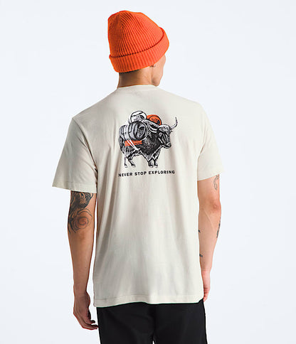 The North Face Men Evolution Vault Tri Pack Short-Sleeve TeeGraphic White Dune TNF Black