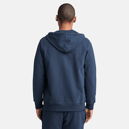 Timberland Exeter River Loopback Full Zip Hoodie Dark Sapphire Men'S