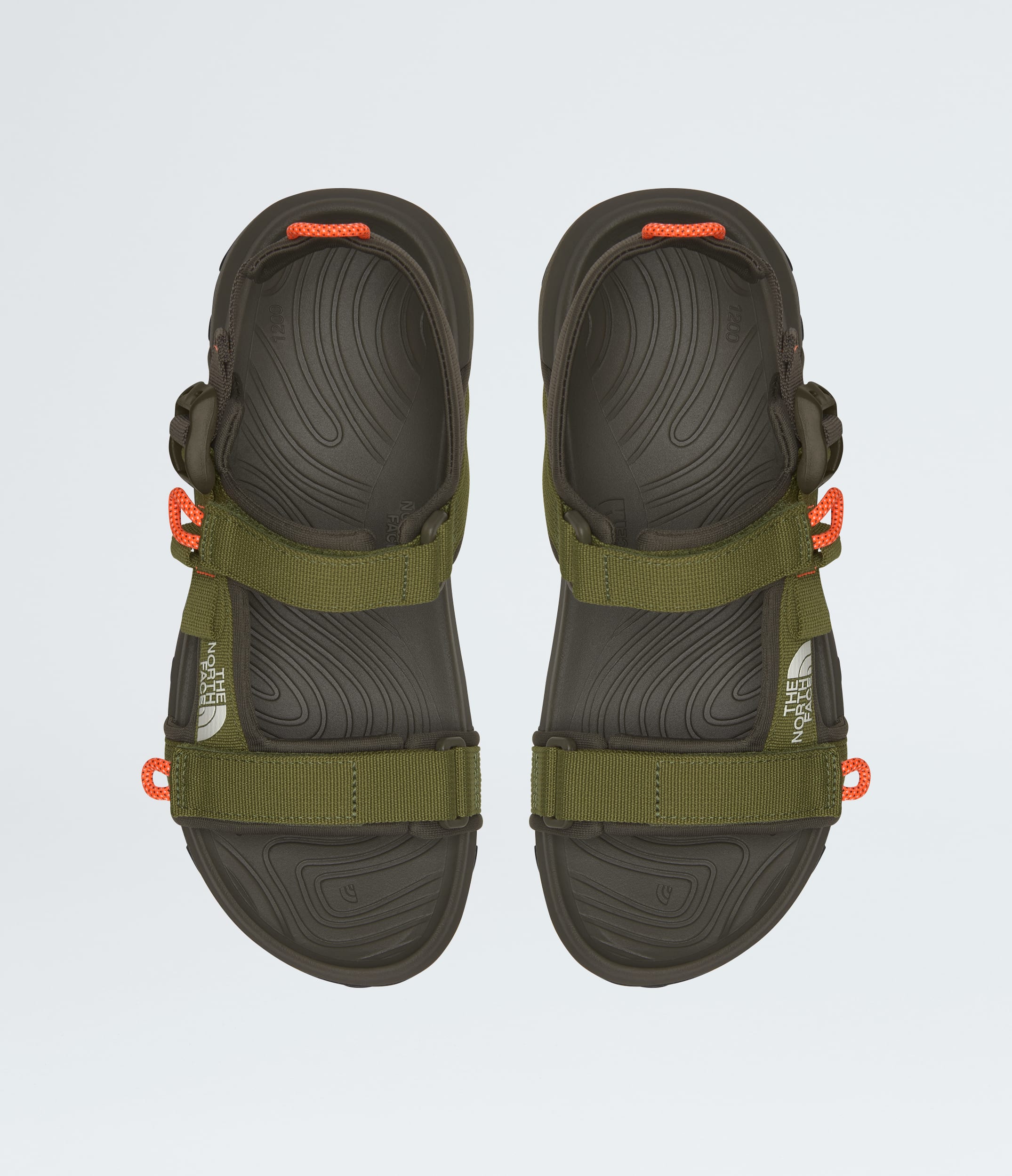 The North Face Mens Explore Camp Sandals Forest Olive Forest Olive