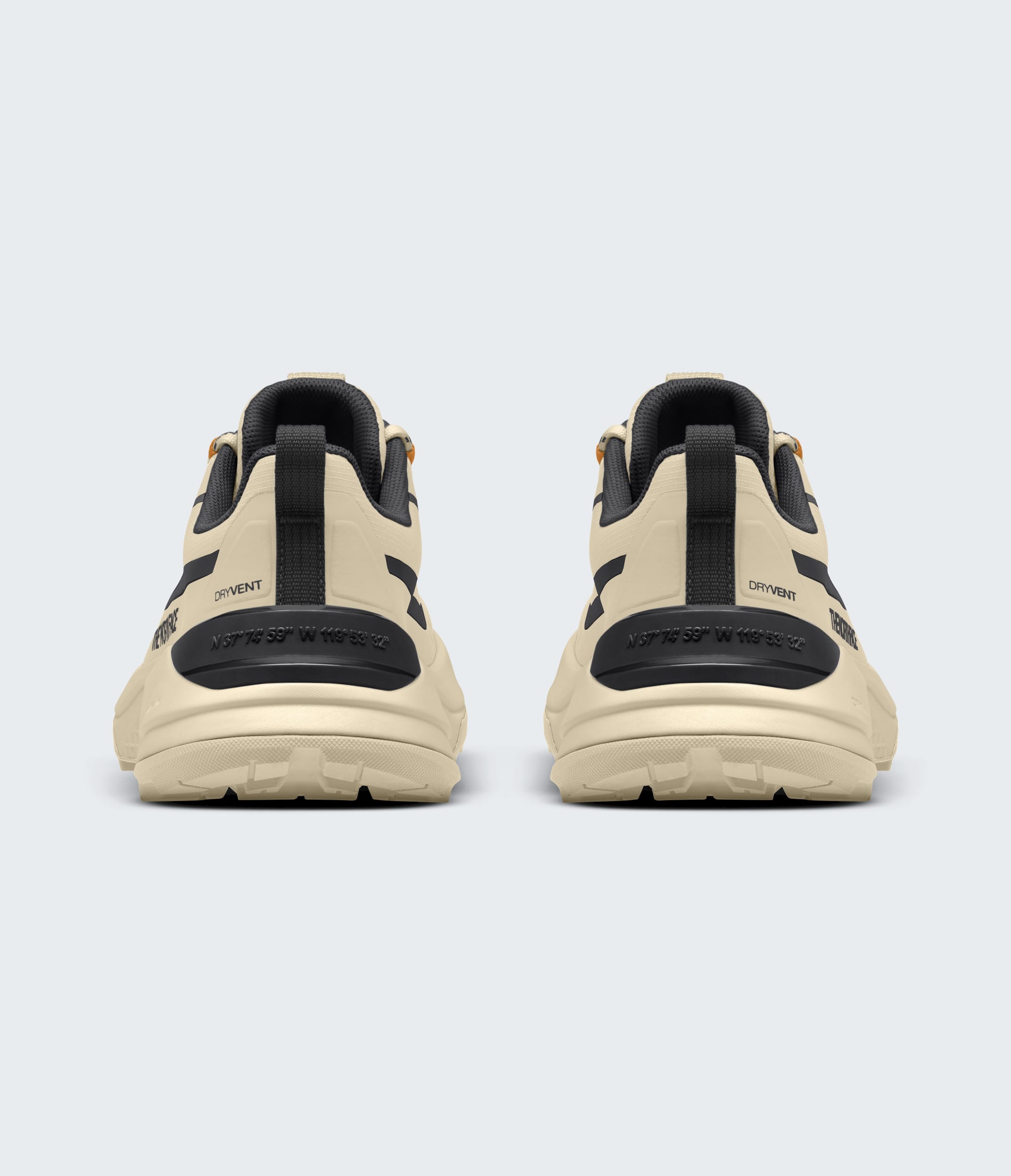 The North Face Mens Fastpack Waterproof Shoes Desert Stone Desert Stone