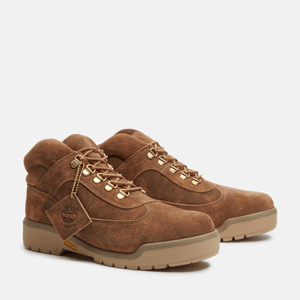 Timberland Field Boot Beige Suede Men'S