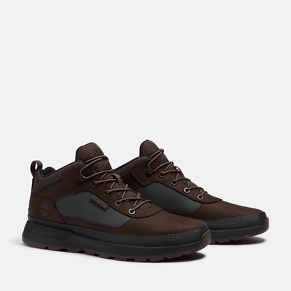 Timberland Field Trekker Sneaker Dark Brown Nubuck/Dark Green Men'S