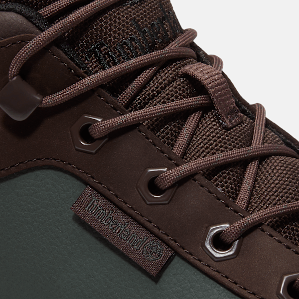 Timberland Field Trekker Sneaker Dark Brown Nubuck/Dark Green Men'S