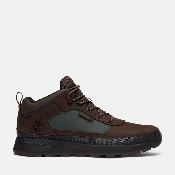 Timberland Field Trekker Sneaker Dark Brown Nubuck/Dark Green Men'S