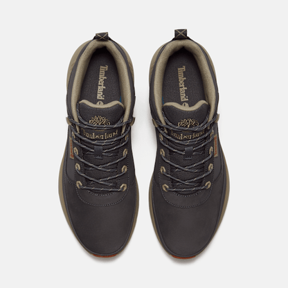 Timberland Field Trekker Sneaker Dark Grey Nubuck/Medium Brown Men'S