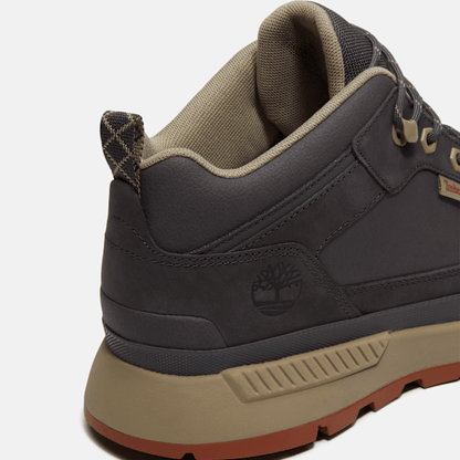 Timberland Field Trekker Sneaker Dark Grey Nubuck/Medium Brown Men'S
