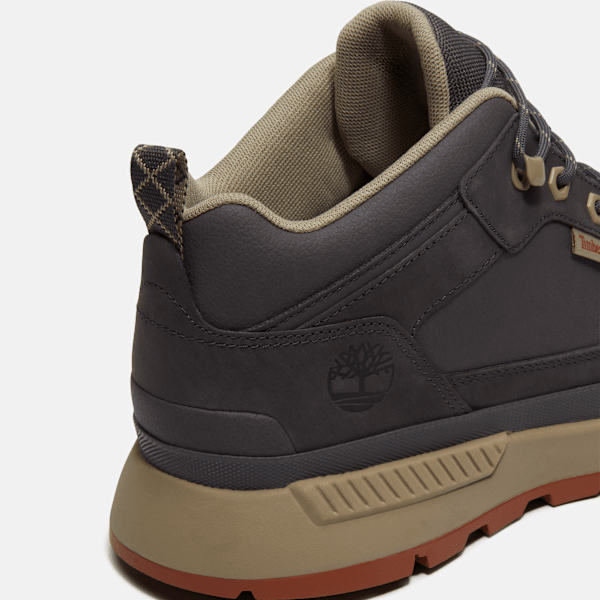 Timberland Field Trekker Sneaker Dark Grey Nubuck/Medium Brown Men'S