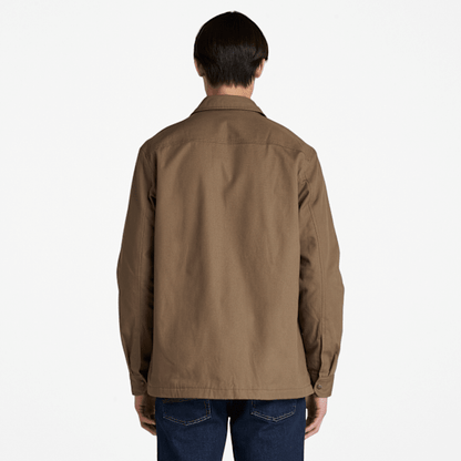 Timberland Fleece Lined Overshirt Chocolate Chip Men'S