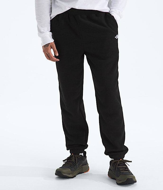 The North Face Men Glacier Fleece Pants TNF Mid Grey Heather TNF Black