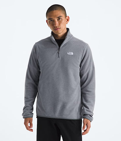 The North Face Men Glacier Fleece Zip Jacket Mushroom Grey Bark Mist TNF Mid Grey Heather TNF Black Dusk Blue