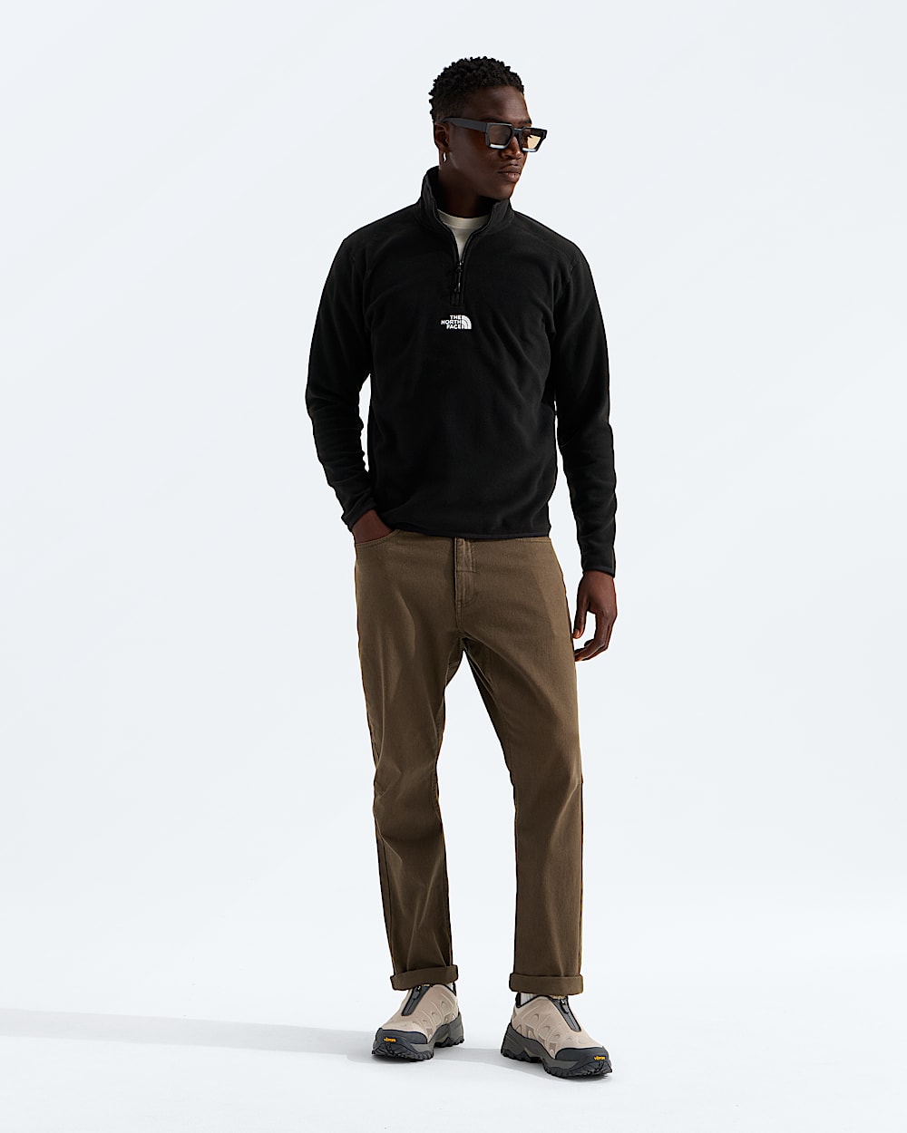 The North Face Men’s Glacier ¼ Zip—Embroidered Logo